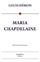 MARIA CHAPDELAINE