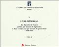 LIVRE MÉMORIAL DÉPORTÉS 40-45 TOME 1-4  