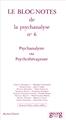 PSYCHANALYSTE OU PSYCHOTHÉRAPEUTE  
