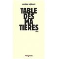 TABLE DES MATIÈRES  