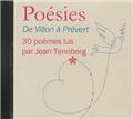 POÉSIES DE VILLON À PREVERT  