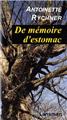 DE MÉMOIRE D'ESTOMAC  