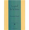 LE PIED DE LA LETTRE  