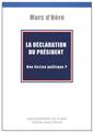 LA DÉCLARATION DU PRÉSIDENT  