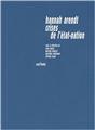 HANNAH ARENDT.CRISES DE L'ÉTAT-NATION HANNAH ARENDT.CRISES DE L'ÉTAT-NATION