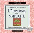 L'ABONDANCE DANS LA SIMPLICITÉ CD  