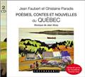 CD POÉSIES CONTES ET NOUVELLES DU QUÉBEC  