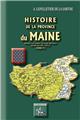 HISTOIRE DE LA PROVINCE DU MAINE TOME I  