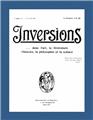 INVERSIONS SUIVI DE L'AMITIÉ - UNE AUTRE HISTOIRE DE LA PREMIÈRE REVUE «GAY» FRANÇAISE  