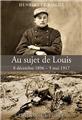 AU SUJET DE LOUIS  