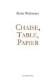 CHAISE, TABLE, PAPIER  