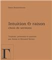 INTUITION & RAISON - CHOIX DE SERMONS  