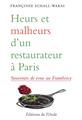HEURS ET MALHEURS D’UN RESTAURATEUR À PARIS  