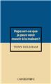 PAPA EST CE QUE JE PEUX VENIR MOURIR A LA MAISON ? (POCHE)  