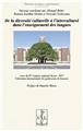 DE LA DIVERSITE CULTURELLE A L INTERCULTUREL DANS L ENSEIGNEMENT DES LANGUES  