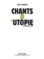 CHANTS D´UTOPIE 3.  