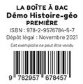 DÉMO KIT´BAC D´HISTOIRE-GÉOGRAPHIE PREMIÈRE.  