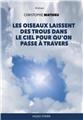 LES OISEAUX LAISSENT DES TROUS DANS LE CIEL POUR QU´ON PASSE À TRAVERS. LES OISEAUX LAISSENT DES TROUS DANS LE CIEL POUR QU´ON PASSE À TRAVERS.