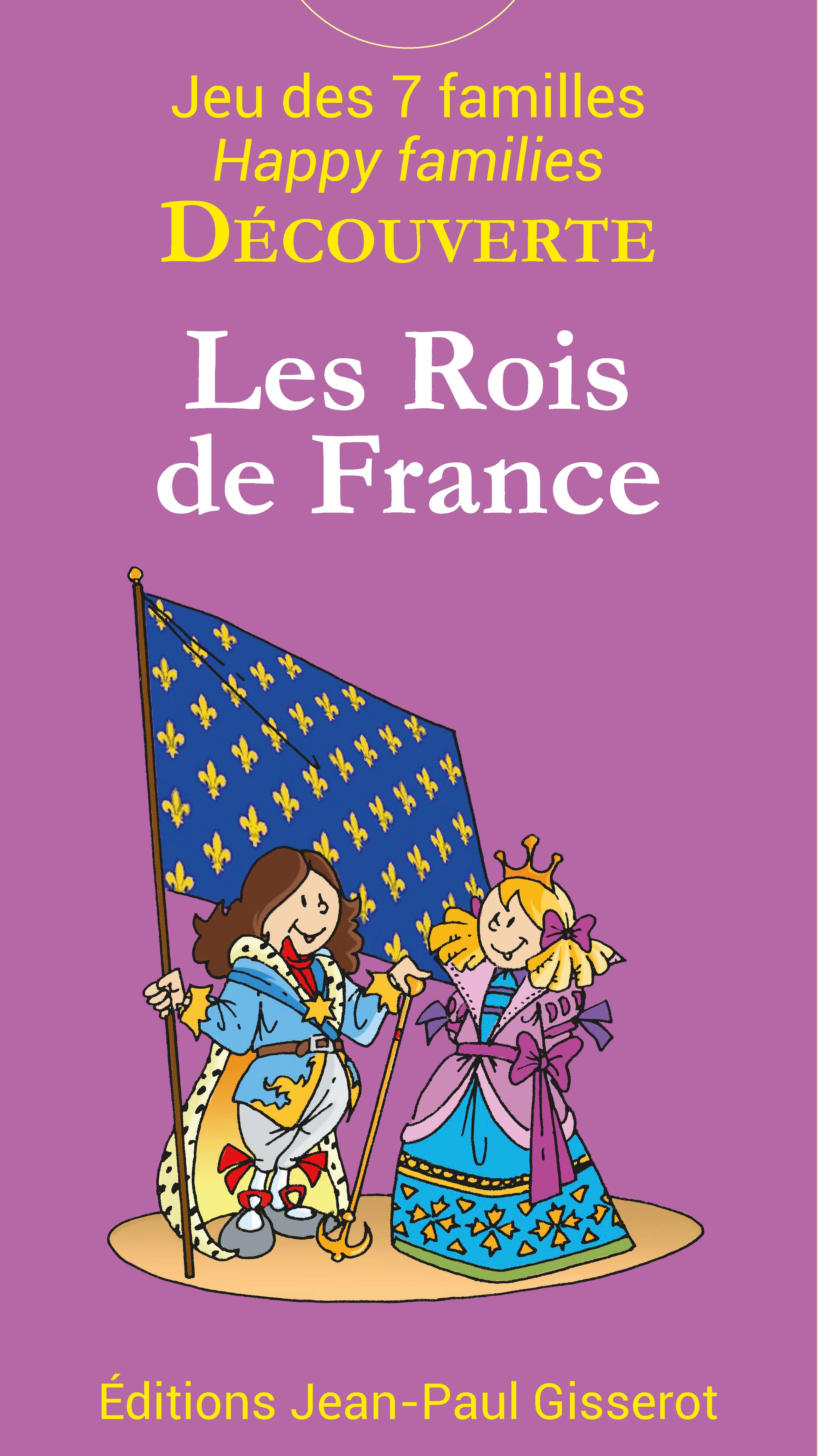 JEU DE 7 FAMILLES DÉCOUVERTE : LES ROIS DE FRANCE JEU DE 7 FAMILLES DÉCOUVERTE : LES ROIS DE FRANCE