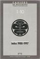INDEX 1988-1997 CAHIERS MUSIQUE  