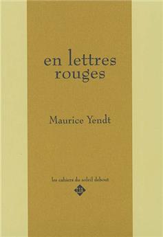 EN LETTRES ROUGES