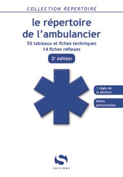 REPERTOIRE DE L'AMBULANCIER 2E ED