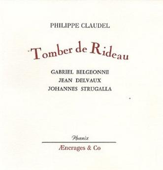 TOMBER DE RIDEAU