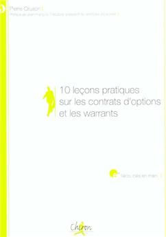 10 LEÇONS PRATIQUES / CONTRATS OPTION