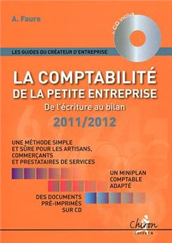 LA COMPTABILITÉ DE LA PETITE ENTREPRISE 2011-2012