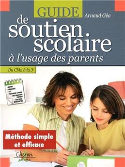 GUIDE DU SOUTIEN SCOLAIRE À L'USAGE DES PARENTS