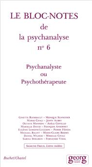 PSYCHANALYSTE OU PSYCHOTHÉRAPEUTE