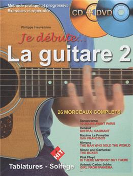 JE DÉBUTE LA GUITARE VOL 2 CD+DVD