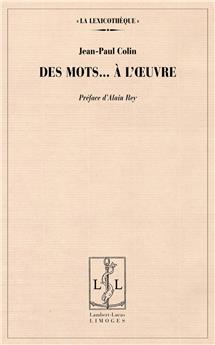 DES MOTS À L'OEUVRE