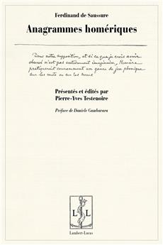 LES ANAGRAMMES HOMÉRIQUES