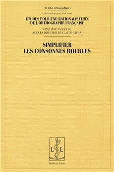 SIMPLIFIER LES CONSONNES DOUBLES