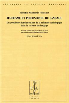 MARXISME ET PHILOSOPHIE DU LANGAGE