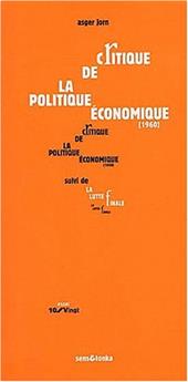 CRITIQUE DE LA POLITIQUE ÉCONOMIQUE