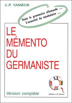 MÉMENTO DU GERMANISTE VERSION COMPLÈTE