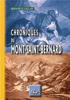 CHRONIQUES DU MONT SAINT BERNARD