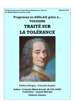 PROGRESSEZ EN ANGLAIS GRÂCE À  VOLTAIRE : TRAITÉ SUR LA TOLÉRANCE