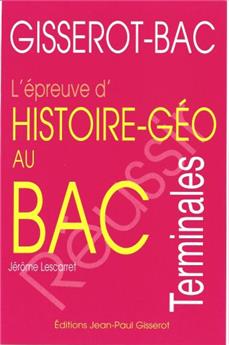 HISTOIRE - GÉOGRAPHIE AU BAC