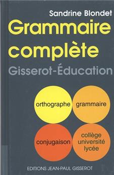 GRAMMAIRE COMPLÈTE