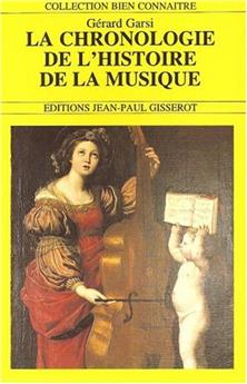 LA CHRONOLOGIE DE L'HISTOIRE DE LA MUSIQUE