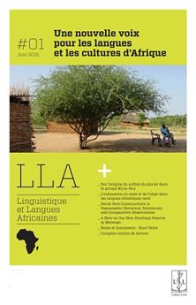 LINGUISTIQUE ET LANGUES AFRICAINES - REVUE DU LLACAN N 1