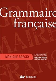 GRAMMAIRE FRANÇAISE