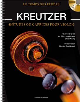 LE TEMPS DES ETUDES KREUTZER + CD