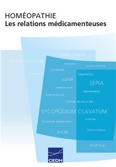 HOMÉOPATHIE: LES RELATIONS MÉDICAMENTEUSES