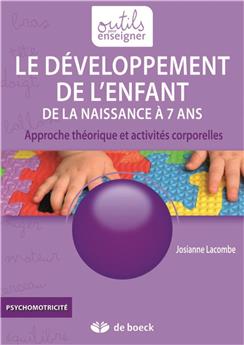 LE DÉVELOPPEMENT DE L'ENFANT DE LA NAISSANCE À 7 ANS