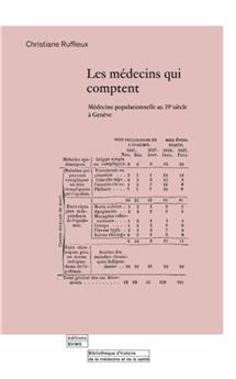 LES MÉDECINS QUI COMPTENT : MÉDECINE POPULATIONNELLE À GENÈVE AU 19È SIÈCLE