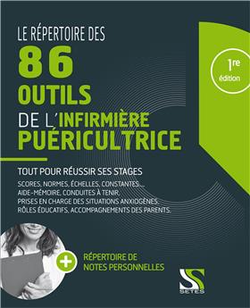 LE RÉPERTOIRE DES 86 OUTILS DE L´ INFIRMIERE PUÉRICULTRICE